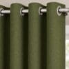 Premium Blackout Eyelet Curtain - Fern colour - Thumbnail Image 2