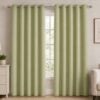 Premium Blackout Eyelet Curtain - Pistachio colour