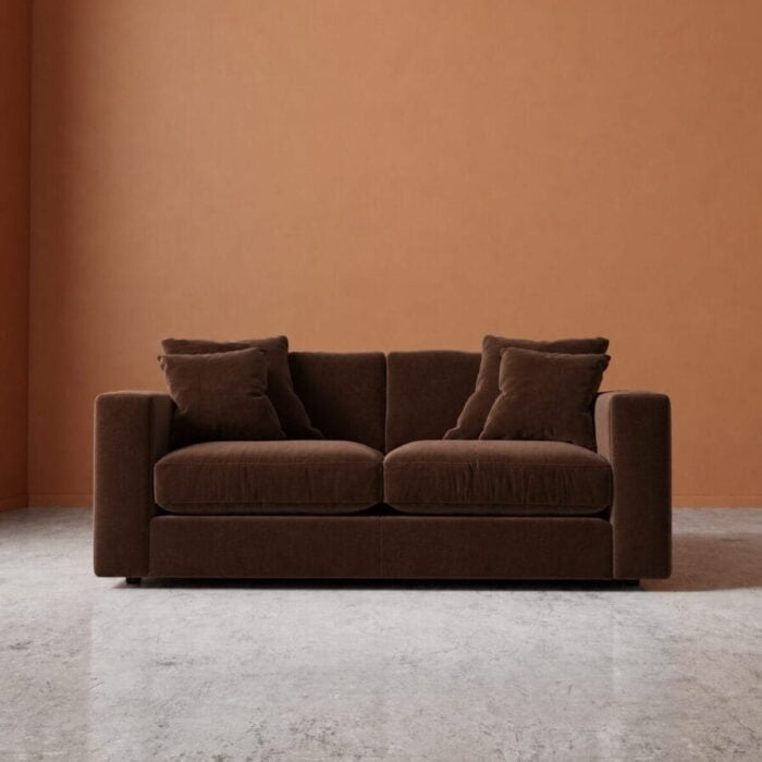 Althaea 3 Seater Sofa - Chocolate Brown