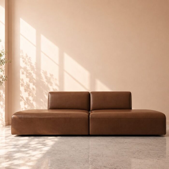 Dudley 4 Seater Sofa - Brown