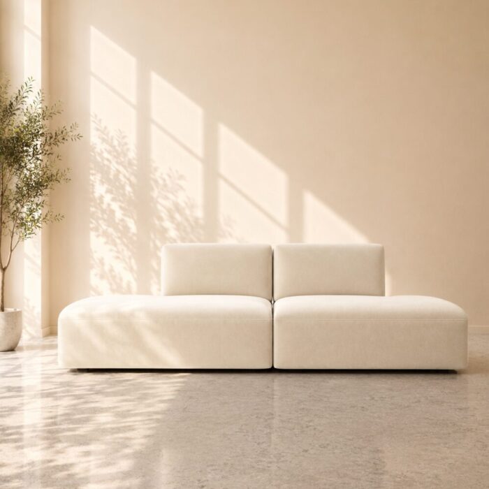 Dudley 4 Seater Sofa - Cream