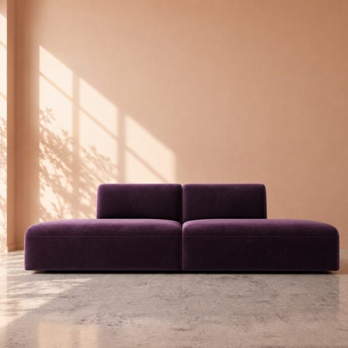 Dudley 4 Seater Sofa - Dark Purple