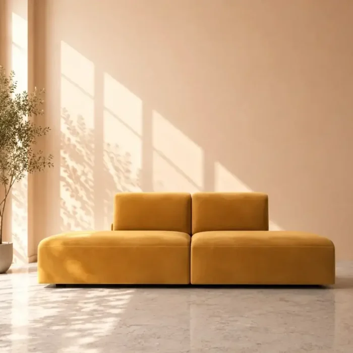 Dudley 4 Seater Sofa - Mustard
