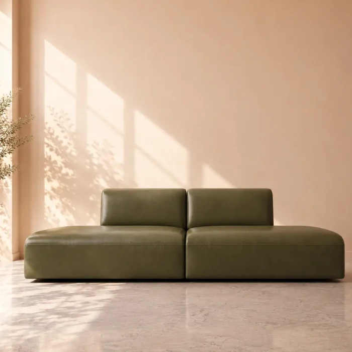 Dudley 4 Seater Sofa - Olive Green