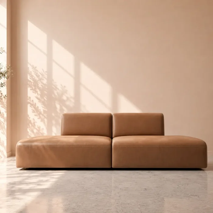 Dudley 4 Seater Sofa - Tan Brown