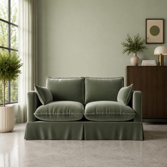 keswick forest sage velvet front full view